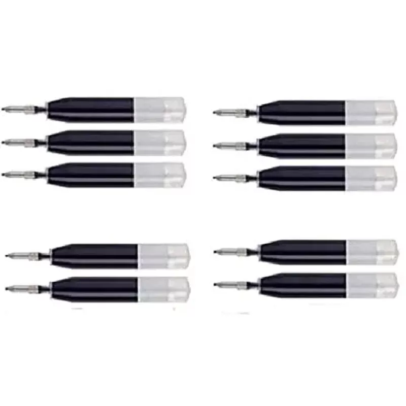 10 Genuine Intrepid Cross ion Gel Ink Refill [Bulk Packing] for Cross Roadster, Vice, Penatia Gelicious, and Matrix Pens Red