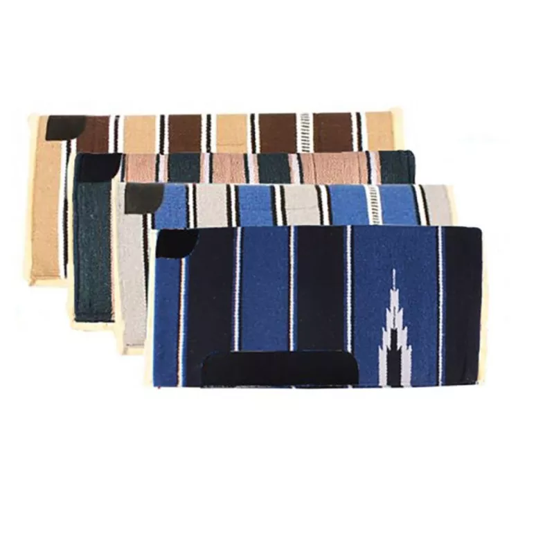 #61186AS: 30" X 30" Navajo pad with fleece bottom and suede wear leathers