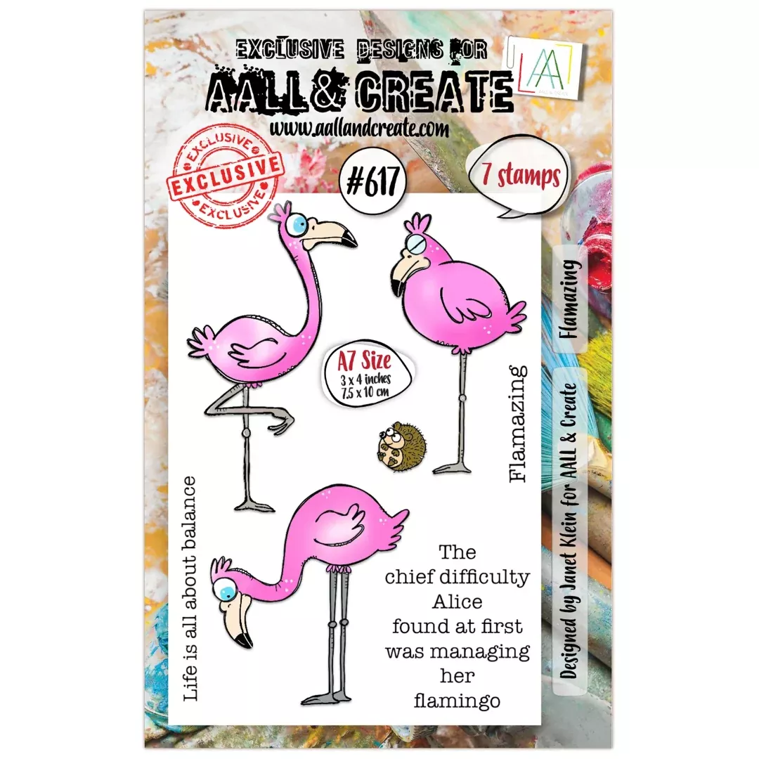 AALL & Create FLAMAZING A7 Clear Stamps aall617