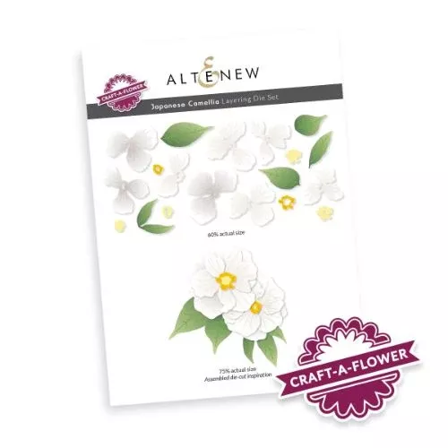 Altenew - Craft-A-Flower: Japanese Camellia Layering Die Set - Postage as per Actual