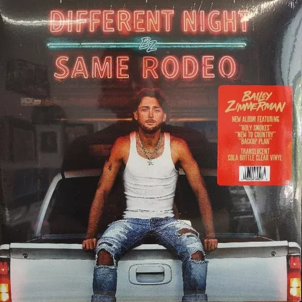Bailey Zimmerman - Different Night, Same Rodeo (2xLP, Album, Cok)