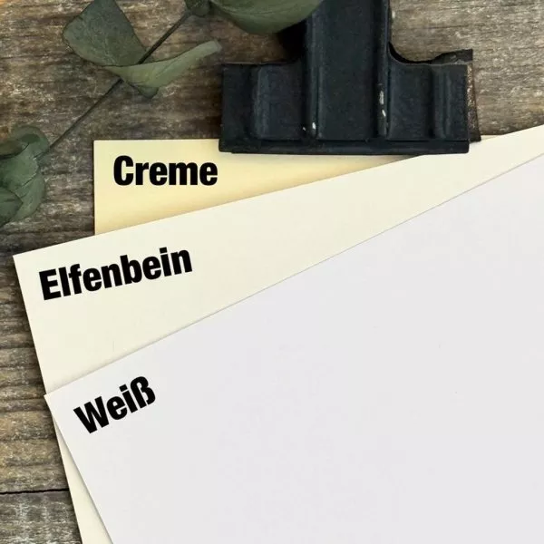 Cream - Cardstock - Single Color - FarbTon Papier