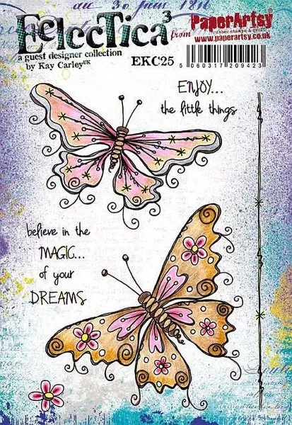 Eclectica³ Set 25 - Rubber Stamps - PaperArtsy