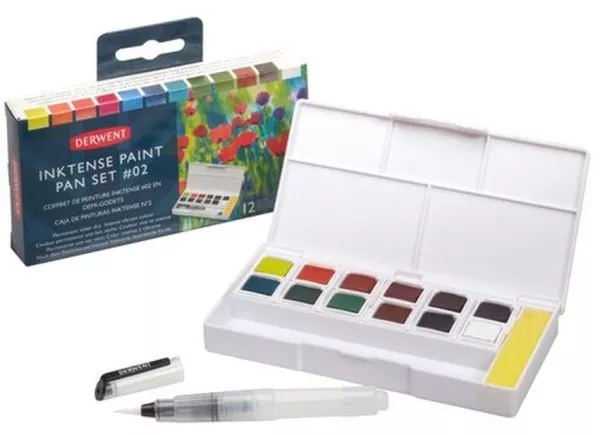 Inktense Paint Pan Travel Set #02 - Derwent