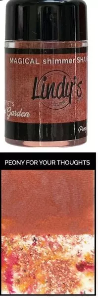 Katie Pertiet's Laurel Garden - Magical Shaker 2.0 - Peony for your Thoughts - Lindy's Stamp Gang