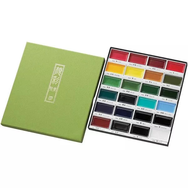 Kuretake - Gansai Tambi - Watercolor Set - 24 Colors
