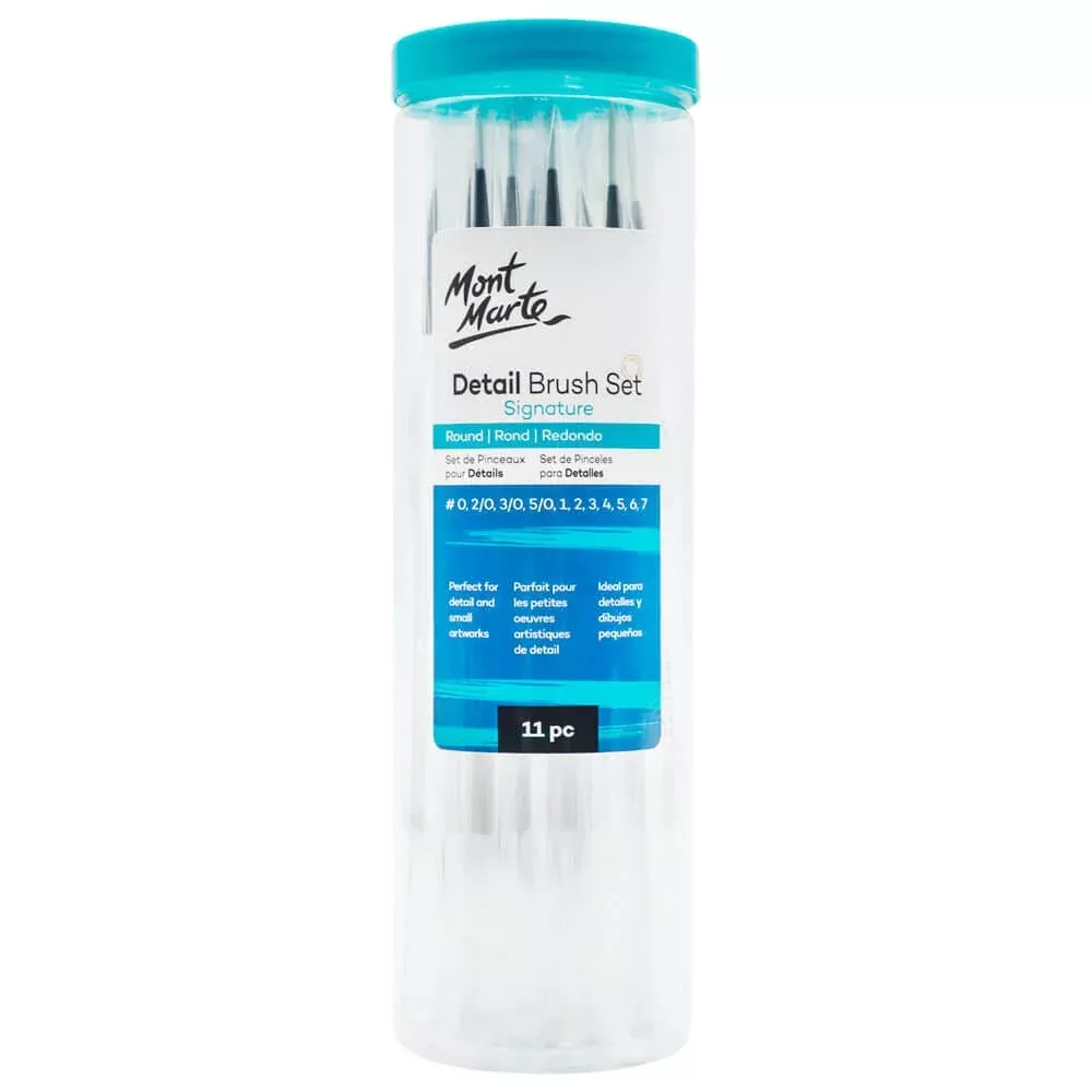 Mont Marte Detail Brush Set Signature 11pc