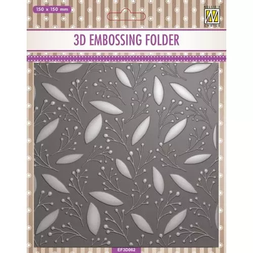 Nellie Snellen Leaves & Berries 3D Embossing Folders