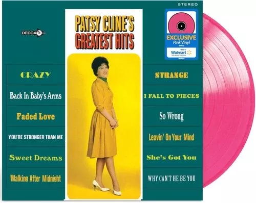 Patsy Cline - 12 Greatest Hits LP (Exclusive Pink Vinyl)