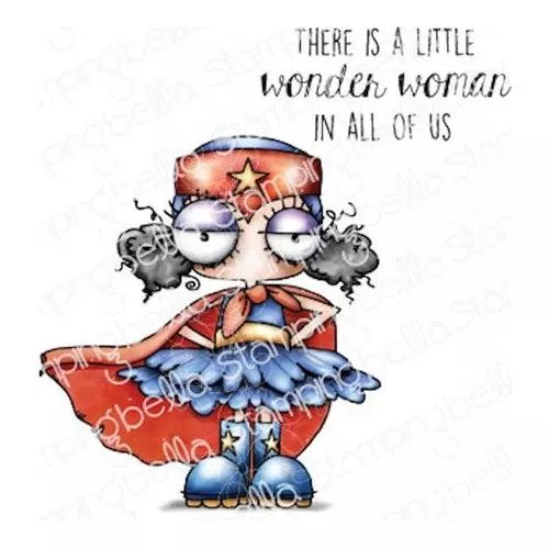 Stamping Bella MINI ODDBALL SUPERHERO Cling Stamps eb1083