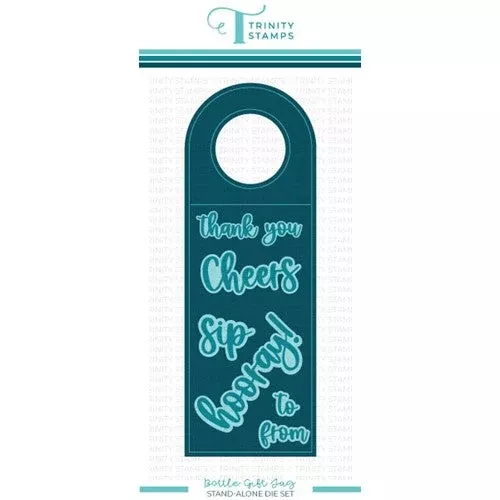 Trinity Stamps Bottle Gift Tag Die Set tmd-114