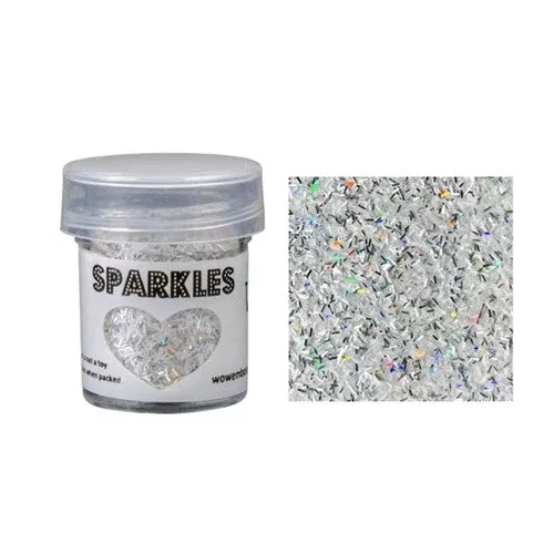 WOW Premium Glitter Sparkles White Blaze sprk042*