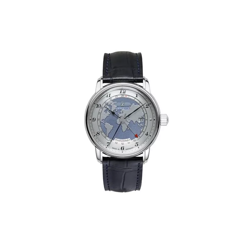 Zeppelin Friedrichshafen GMT Automatic Watch, 42 mm, 8596-3