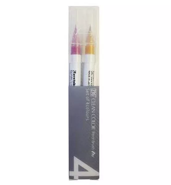 ZIG Clean Color Real Brush - 4 pcs - Deep Colors