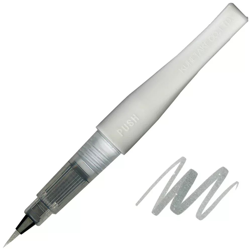 Zig Memory System Wink Of Stella Brush Glitter Marker Glitter Silver