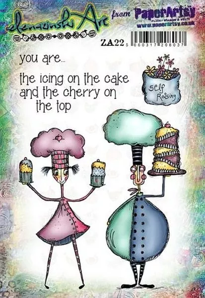 Zinski Art Set 22 - Rubber Stamps - PaperArtsy